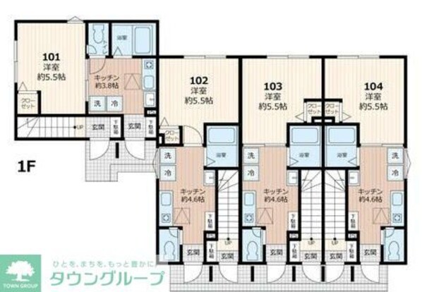 パステール・グランおゆみ野の物件間取画像